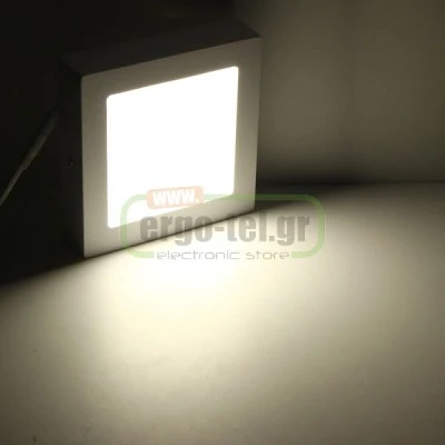 Led panel λευκό τετράγωνο εξωτερικό 20W 230V 4000k ενδιάμεσο λευκό φως 120° 1700lm