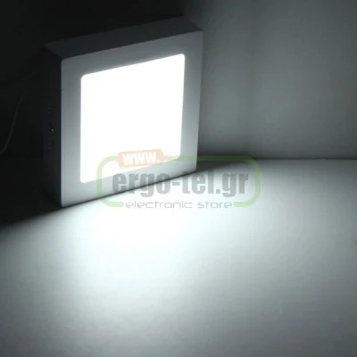 Led panel λευκό τετράγωνο εξωτερικό 20W 230V 6000k ψυχρό λευκό φως 120° 1800lm Led panel λευκό τετράγωνο εξωτερικό 20W 230V 6000k ψυχρό λευκό φως 120° 1800lm