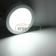 Led panel νίκελ ματ στρογγυλό εξωτερικό 20W 230V 6000k ψυχρό λευκό φως 120° 1800lm Led panel νίκελ ματ στρογγυλό εξωτερικό 20W 230V 6000k ψυχρό λευκό φως 120° 1800lm