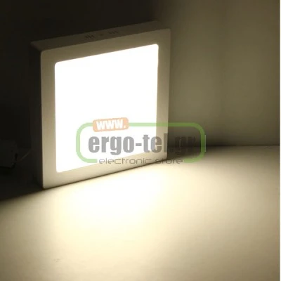 LED PANEL SLIM ΦΩΤΙΣΤΙΚΟ ΕΠΙΤΟΙΧΟ 14W ΛΕΥΚΟ ΤΕΤΡΑΓΩΝΟ ΕΝΔΙΑΜΕΣΟ ΛΕΥΚΟ ΦΩΣ 4000k 230V 1120 LUMEN