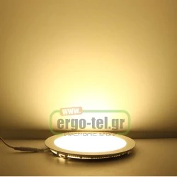 LED PANEL SLIM ΦΩΤΙΣΤΙΚΟ ΧΩΝΕΥΤΟ 26W ΛΕΥΚΟ ΣΤΡΟΓΓΥΛΟ ΘΕΡΜΟ ΦΩΣ 3000k 230V 1940 LUMEN