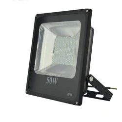 Προβολέας led slim 50W 230V 3000k θερμό λευκό φως 4500lm με smd στεγανός IP65