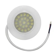 Led σποτ κουζίνας λευκό χωνευτό στρογγυλό Ø57mm 4W 3000k θερμό λευκό φως δέσμης 60° 230V
