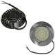 Led σποτ κουζίνας σατινέ χωνευτό στρογγυλό Ø57mm 4W 3000k θερμό λευκό φως δέσμης 60° 230V
