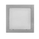 Led φωτιστικό επίτοιχο τετράγωνο 91x91mm γκρι 1W 230V θερμό φως στεγανό IP54 Led φωτιστικό επίτοιχο τετράγωνο 91x91mm γκρι 1W 230V θερμό φως στεγανό IP54