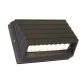 Led φωτιστικό επίτοιχο κυρτό σαγρέ σκουριά 2W 230V θερμό λευκό φως στεγανό IP54 Led φωτιστικό επίτοιχο κυρτό σαγρέ σκουριά 2W 230V θερμό λευκό φως στεγανό IP54