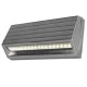 Led φωτιστικό επίτοιχο κυρτό σατινέ 3,2W 230V ψυχρό λευκό φως στεγανό IP54 Led φωτιστικό επίτοιχο κυρτό σατινέ 3,2W 230V ψυχρό λευκό φως στεγανό IP54