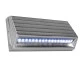 Led φωτιστικό επίτοιχο κυρτό σατινέ 3.2W 230V μπλε λευκό φως στεγανό IP54 Led φωτιστικό επίτοιχο κυρτό σατινέ 3.2W 230V μπλε λευκό φως στεγανό IP54