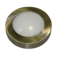 Led φωτιστικό επίτοιχο στρογγυλό Ø91mm αντικέ 0.7W 230V ψυχρό φως στεγανό IP54