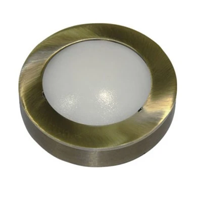 Led φωτιστικό επίτοιχο στρογγυλό mini Ø71mm αντικέ 0.3W 230V ψυχρό λευκό φως στεγανό IP54