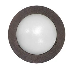 Led φωτιστικό επίτοιχο στρογγυλό mini Ø71mm σαγρέ σκουριά 0.3W 230V ψυχρό λευκό φως στεγανόIP54 Led φωτιστικό επίτοιχο στρογγυλό mini Ø71mm σαγρέ σκουριά 0.3W 230V ψυχρό λευκό φως στεγανόIP54