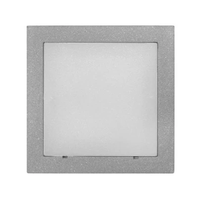 Led φωτιστικό επίτοιχο τετράγωνο 91x91mm γκρι 1W 230V μπλε φως στεγανό IP54 Led φωτιστικό επίτοιχο τετράγωνο 91x91mm γκρι 1W 230V μπλε φως στεγανό IP54