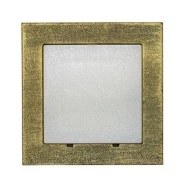 Led φωτιστικό επίτοιχο τετράγωνο 71x71mm ρουστίκ 0.6W 230V ψυχρό φως στεγανό IP54