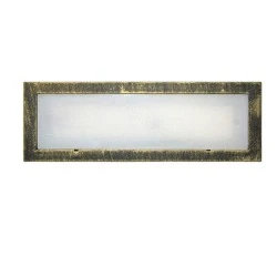 Led φωτιστικό επίτοιχο ορθογώνιο 180x60mm ρουστίκ 1,3W 230V ψυχρό φως στεγανό IP54
