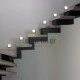 Led φωτιστικό επίτοιχο τετράγωνο 91x91mm αντικέ 1W 230V ψυχρό φως στεγανό IP54