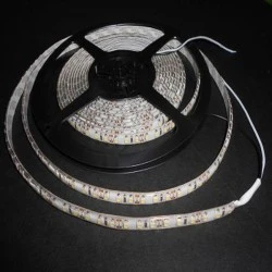 Led ταινία αδιάβροχη 5m 9,6W 12VDC θερμό λευκό φως IP65 εύκαμπτη & αυτοκόλλητη