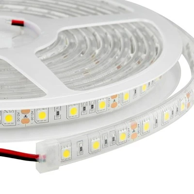 LED ταινία 5m 6W 24VDC μπλε φως IP65 στεγανή για εξωτερικό χώρο εύκαμπτη 10mm