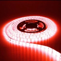 Led ταινία 5m υψηλής φωτεινότητας 16W 12VDC κόκκινο φως αδιάβροχη IP65 εύκαμπτη & αυτοκόλλητη