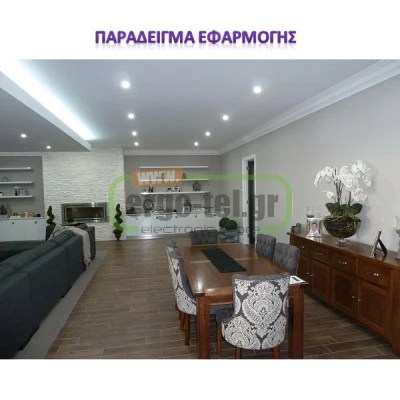 Led ταινία 5m 4.8W/m 12VDC ψυχρό λευκό φως IP20 μη στεγανή αυτοκόλλητη 60LED3528/m
