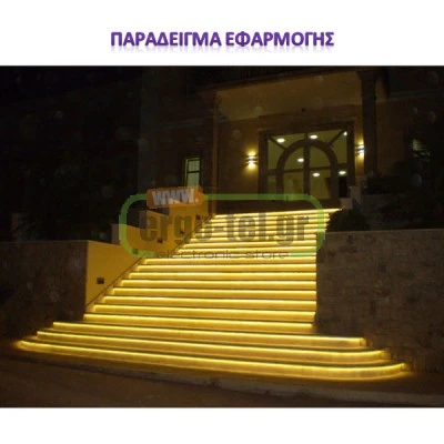 Led ταινία 5m αδιάβροχη 24VDC 14,4W/m θερμό λευκό φως IP67 στεγανή 60LED5050/m