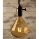 Λάμπα led διακοσμητική διαμάντι μελί E27 6W 230V ντιμαριζόμενη 2700k θερμό λευκό φως 590lm Λάμπα led διακοσμητική διαμάντι μελί E27 6W 230V ντιμαριζόμενη 2700k θερμό λευκό φως 590lm