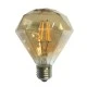 Λάμπα led διακοσμητική διαμάντι μελί E27 6W 230V ντιμαριζόμενη 2700k θερμό λευκό φως 590lm Λάμπα led διακοσμητική διαμάντι μελί E27 6W 230V ντιμαριζόμενη 2700k θερμό λευκό φως 590lm