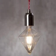 Λάμπα διακοσμητική led διαμάντι E27 6W 230V ντιμαριζόμενη 2700k θερμό λευκό φως 590lm