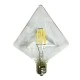 Λάμπα διακοσμητική led διαμάντι E27 6W 230V ντιμαριζόμενη 2700k θερμό λευκό φως 590lm Λάμπα διακοσμητική led διαμάντι E27 6W 230V ντιμαριζόμενη 2700k θερμό λευκό φως 590lm