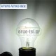 Λάμπα led filament αχλάδι Ε27 6W 230V ντιμαριζόμενη 6500k ψυχρό λευκό φως 720 lumen 30000h