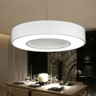 Led γραμμικό φωτιστικό σε ασημί χρώμα και κυκλικό design 48W 6000K ψυχρό φως 3900Lm Led γραμμικό φωτιστικό σε ασημί χρώμα και κυκλικό design 48W 6000K ψυχρό φως 3900Lm