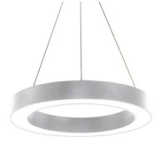 Led γραμμικό φωτιστικό σε ασημί χρώμα και κυκλικό design 48W 6000K ψυχρό φως 3900Lm