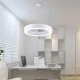 Led γραμμικό φωτιστικό σε ασημί χρώμα και κυκλικό design 48W 3000K θερμό φως 3800Lm Led γραμμικό φωτιστικό σε ασημί χρώμα και κυκλικό design 48W 3000K θερμό φως 3800Lm