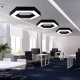 Led γραμμικό φωτιστικό εξάγωνοαλουμινίου σε μαύρο χρώμα 48W 4000K ενδιάμεσο φως 3850Lm Led γραμμικό φωτιστικό εξάγωνοαλουμινίου σε μαύρο χρώμα 48W 4000K ενδιάμεσο φως 3850Lm