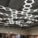 Κρεμαστό led γραμμικό φωτιστικό αλουμινίου ασημί εξάγωνο 48W 6000K ψυχρό φως 3900Lm Κρεμαστό led γραμμικό φωτιστικό αλουμινίου ασημί εξάγωνο 48W 6000K ψυχρό φως 3900Lm