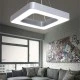 Led γραμμικό φωτιστικό κρεμαστό σε ασημί χρώμα 4100Lm τετράγωνο θερμό φως 48W 3000K Led γραμμικό φωτιστικό κρεμαστό σε ασημί χρώμα 4100Lm τετράγωνο θερμό φως 48W 3000K