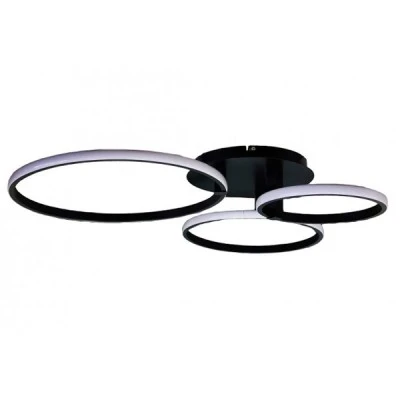 Φωτιστικό οροφής LED SEVILLA LEGGENDA 89W 220-240V AC 8900lm μαύρο από αλουμίνιο με 3 επιλογές χρώματος