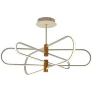 Φωτιστικό οροφής 133W LED MADRID 220-240V AC 13300lm χρυσό & λευκό με 3 επιλογές φωτισμού 