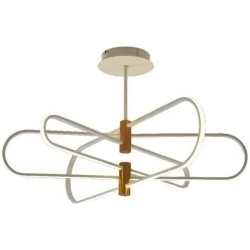 Φωτιστικό οροφής 133W LED MADRID 220-240V AC 13300lm χρυσό & λευκό με 3 επιλογές φωτισμού Φωτιστικό οροφής 133W LED MADRID 220-240V AC 13300lm χρυσό & λευκό με 3 επιλογές φωτισμού
