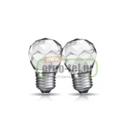 Λάμπα διακοσμητική led Crystal E27 3W 230V 3000k θερμό λευκό φως 300 lumen 25000h