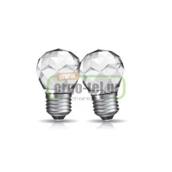 Λάμπα διακοσμητική led Crystal E27 3W 230V 4000k ενδιάμεσο λευκό φως 320 lumen 25000h