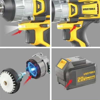 Παλμικό μπουλονόκλειδο 20V Brushless μπαταρίας με ροπή 300Nm UYUS TOOLS Παλμικό μπουλονόκλειδο 20V Brushless μπαταρίας με ροπή 300Nm UYUS TOOLS