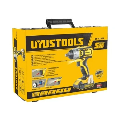 Παλμικό μπουλονόκλειδο 20V Brushless μπαταρίας με ροπή 300Nm UYUS TOOLS Παλμικό μπουλονόκλειδο 20V Brushless μπαταρίας με ροπή 300Nm UYUS TOOLS