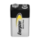 Αλκαλική μπαταρία Energizer Alkaline Power 6LR61/9V συσκευασία 12 τεμαχίων