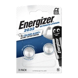 Μπαταρία λιθίου κουμπί Energizer Ultimate CR2032 3V 235mAh σε blister 2 τεμαχίων