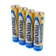 Αλκαλικές μπαταρίες AAA-LR3 Maxell 1.5V σε blister 24 τεμαχίων