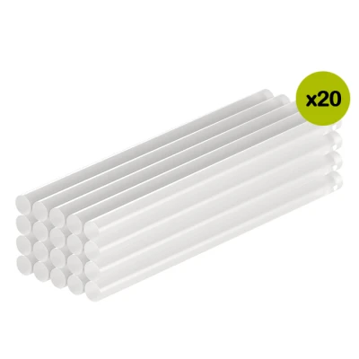 Πιστόλι σιλικόνης 11mm 40W με 20 sticks σε μαύρο χρώμα