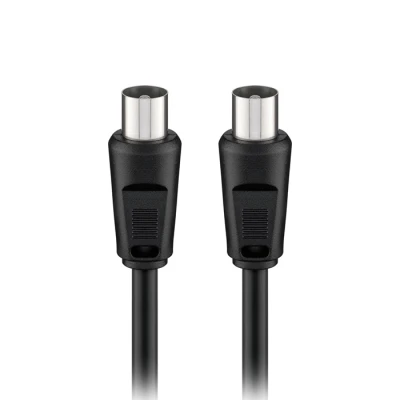 Καλώδιο κεραίας IEC (Coax) αρσενικό - IEC (Coax) αρσενικό 1.50m μαύρο