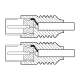 Καλώδιο κεραίας IEC (Coax) αρσ.-IEC (Coax) αρσ. 1.50m λευκό