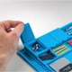 Επιφάνεια εργασίας από σιλικόνη Goobay 450x300mm με μαγνήτες και θήκες σε μπλε χρώμα Επιφάνεια εργασίας από σιλικόνη Goobay 450x300mm με μαγνήτες και θήκες σε μπλε χρώμα