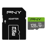 Κάρτα μνήμης microSDHC Class 10 PNY P-SDU128V11100EL-GE UHS-I U1 χωρητικότητας 128GB έως και 100 MB/s με αντάπτορα SD Κάρτα μνήμης microSDHC Class 10 PNY P-SDU128V11100EL-GE UHS-I U1 χωρητικότητας 128GB έως και 100 MB/s με αντάπτορα SD